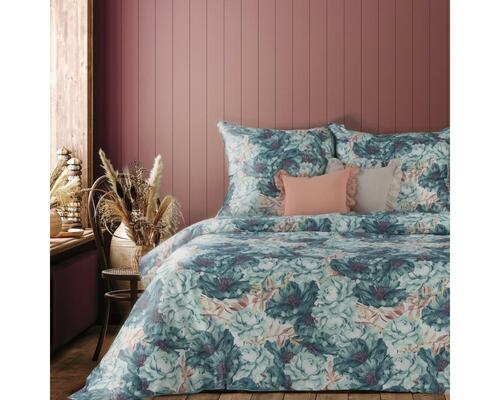 Luxusné obliečky na posteľ z bavlneného mako saténu - Avinion, prikrývka 140 x 200 cm + vankúš 70 x 90 cm